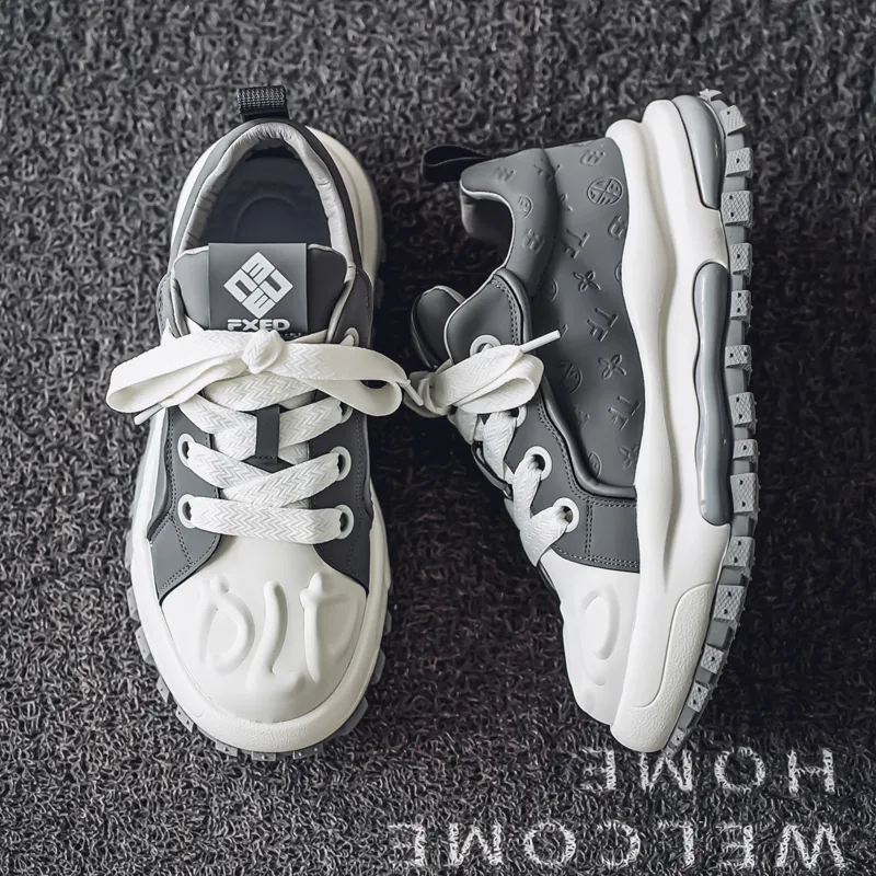 JANECO Low Top Chunky Sneakers Men's-19