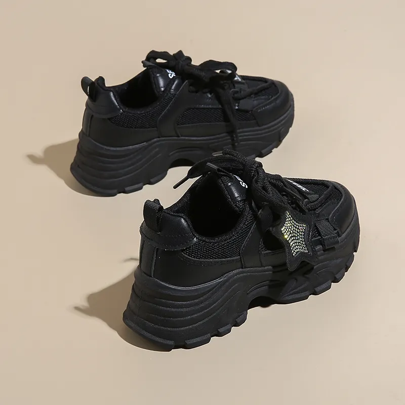 JANECO Low Top Chunky Sneakers Women's-3