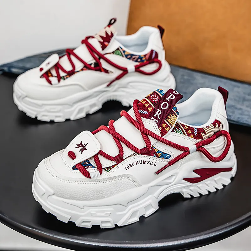 JANECO Low Top Chunky Sneakers Men's-16