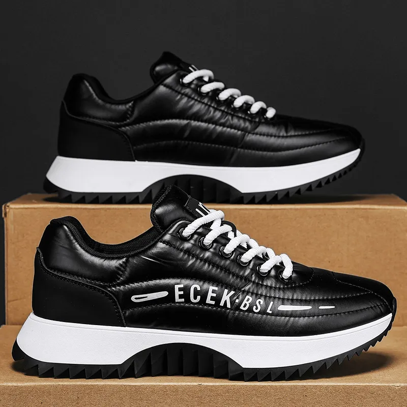 JANECO Anti Slip Wear Resistant Low Top Chunky Sneakers Men's-7