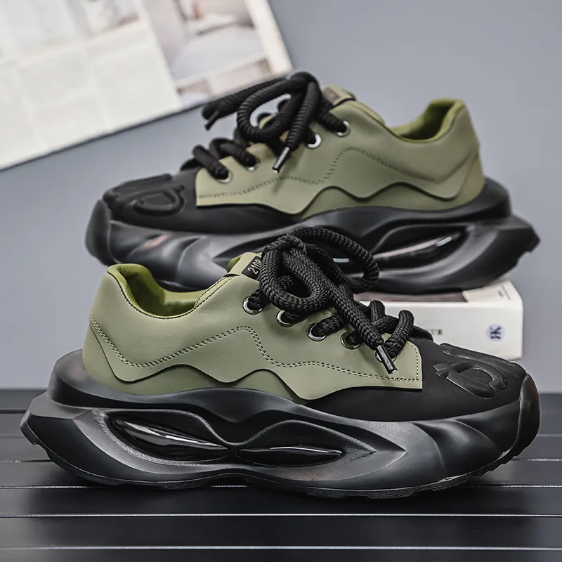 JANECO Low Top Chunky Sneakers Men's-17