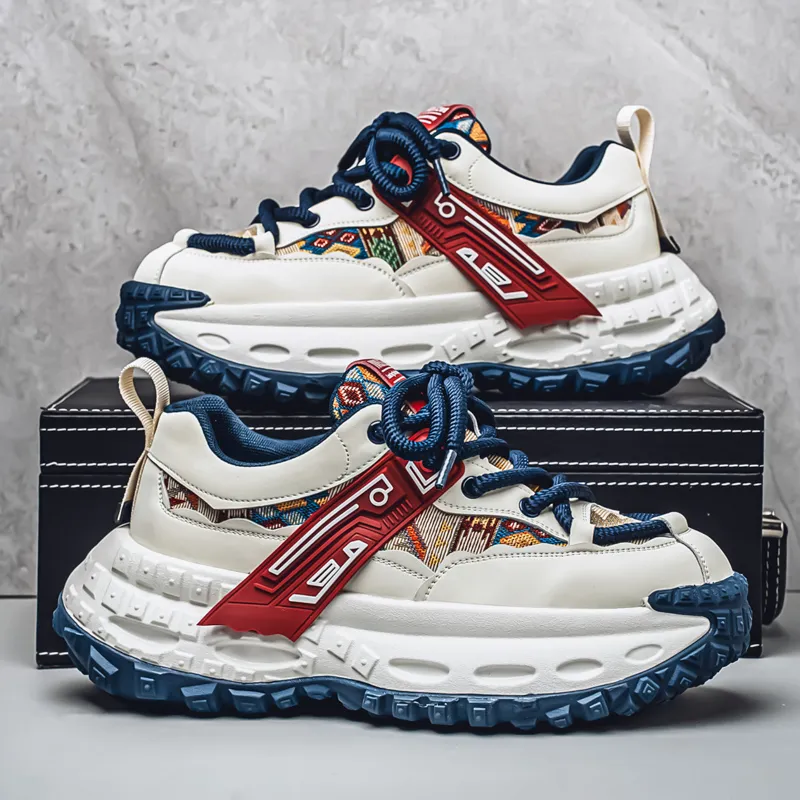 JANECO Low Top Chunky Sneakers Men's-10