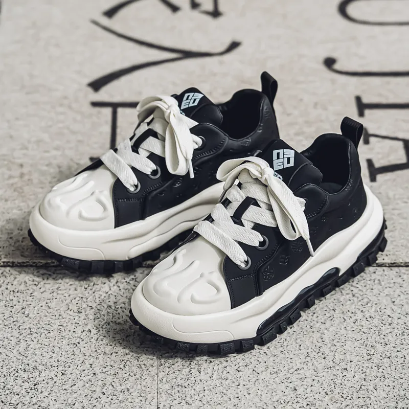 JANECO Low Top Chunky Sneakers Men's-4