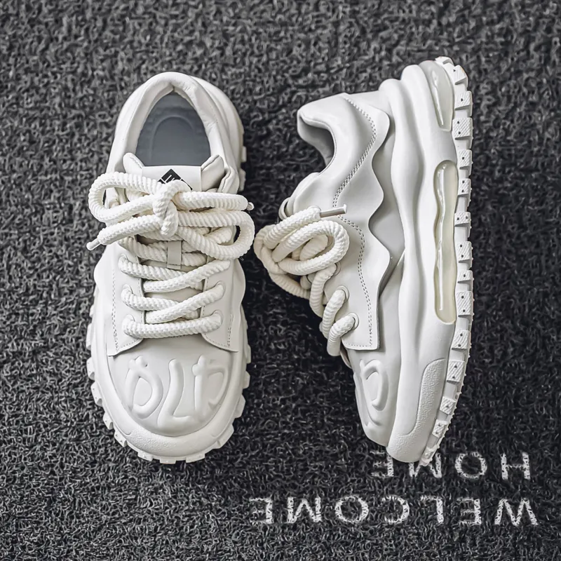 JANECO Anti Slip Wear Resistant Low Top Chunky Sneakers Men's-11