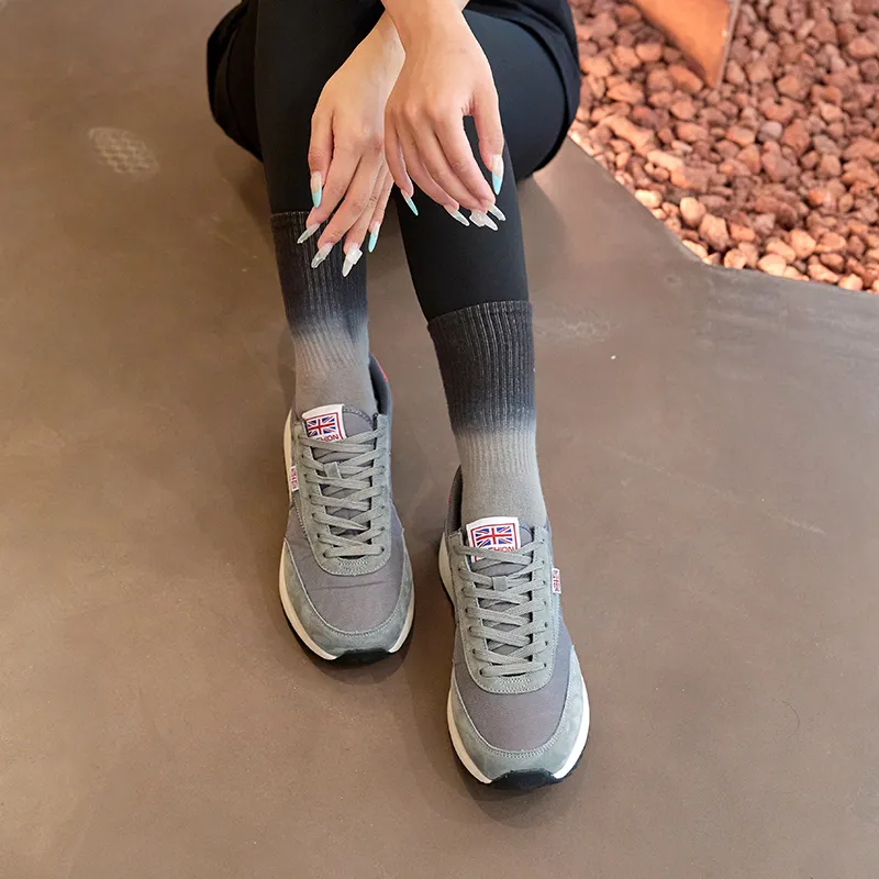 TREEPERI Running Shoes Unisex Low Top Gray-10