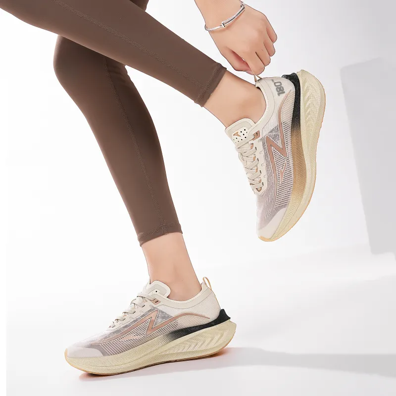 TREEPERI Running Shoes Men Low Top Gold-10