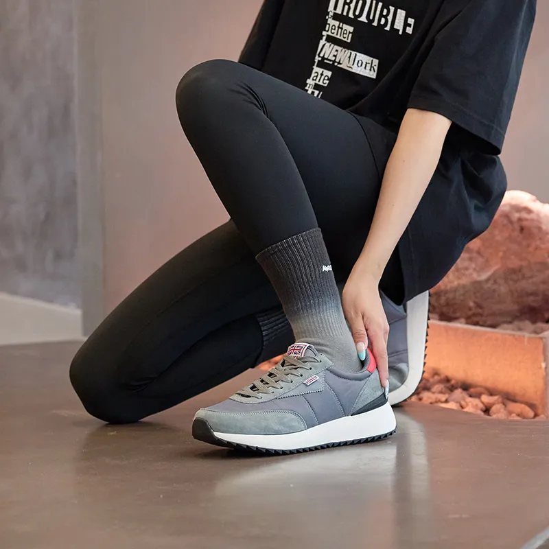 TREEPERI Running Shoes Unisex Low Top Gray-9