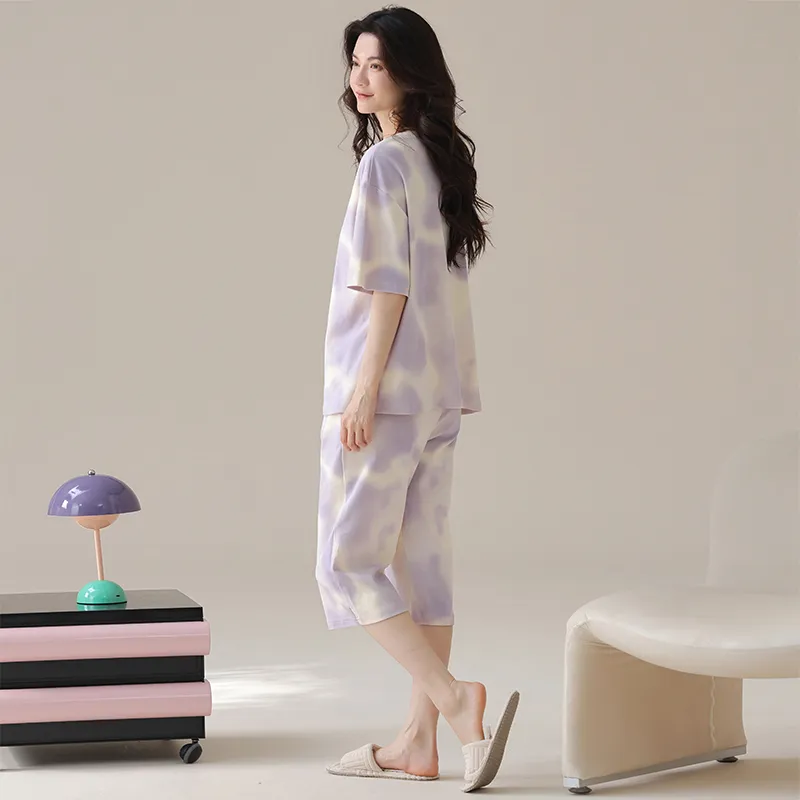 GOSO Pajama Set Women's Light Lavender-1