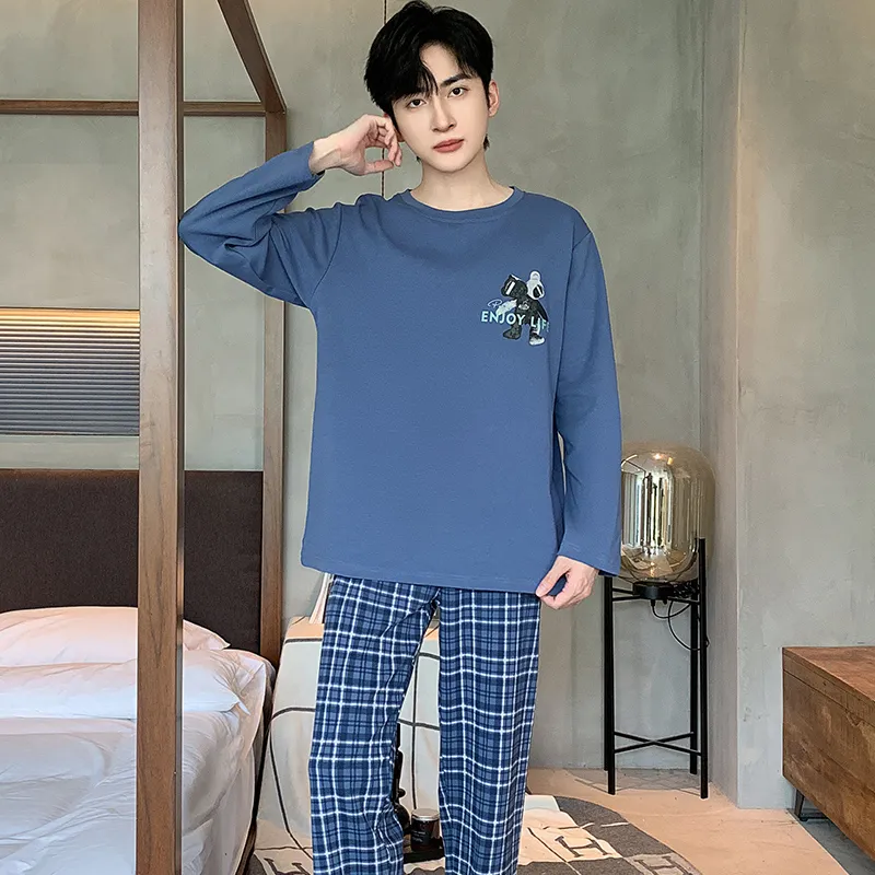 GOSO Pajama Set Men's Dodger Blue-4