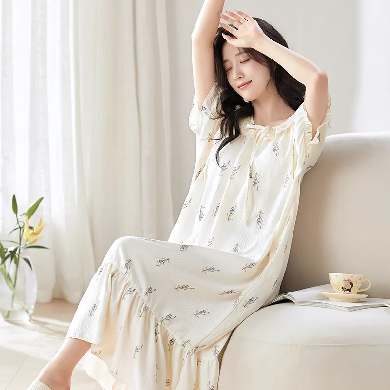 GOSO Nightgown Women's Ivory White-6
