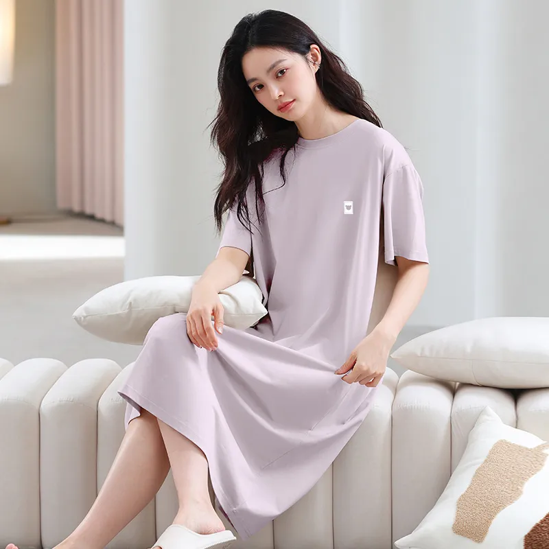 GOSO Nightgown Women's Light Lavender-7