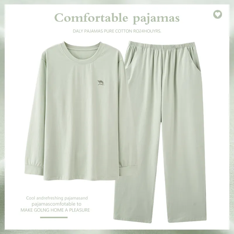 GOSO Pajama Set Men's Aqua Green-1