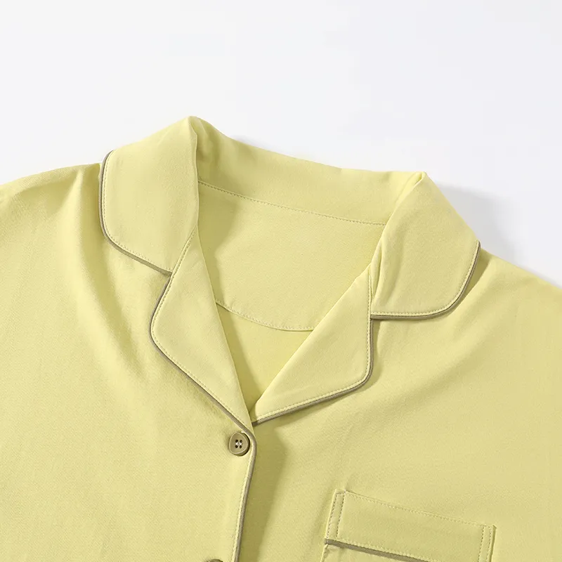 GOSO Pajama Set Women's Neon Yellow-2