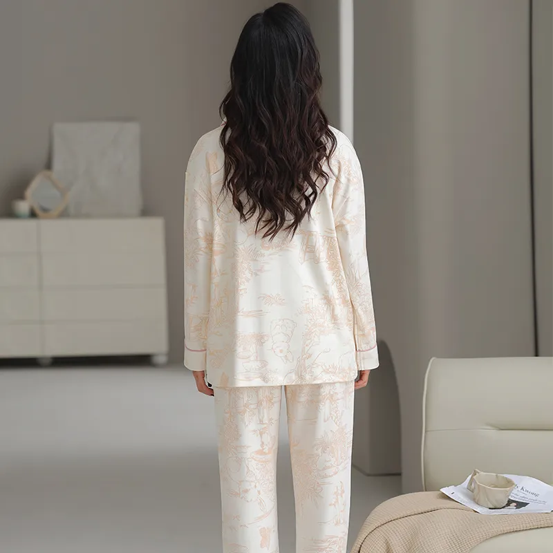 GOSO Pajama Set Women's Apricot-7