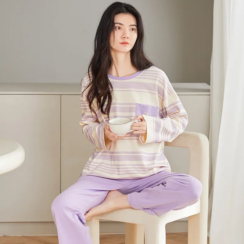 GOSO Pajama Set Women's Light Purple-1