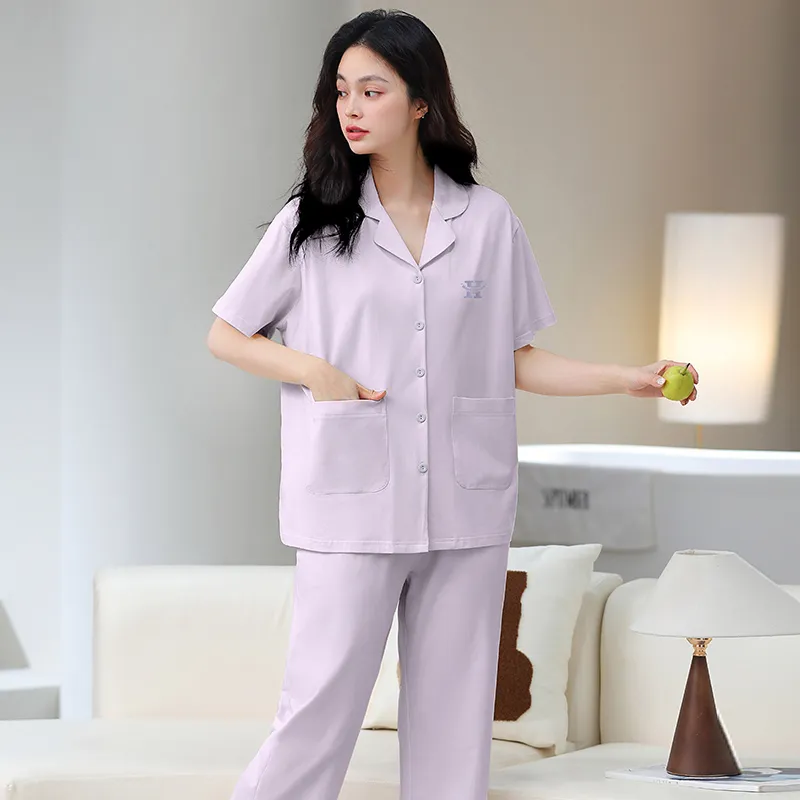 GOSO Pajama Set Women's Light Lavender-3