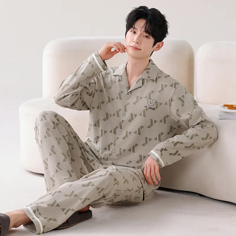 GOSO Pajama Set Men's Image Color-4