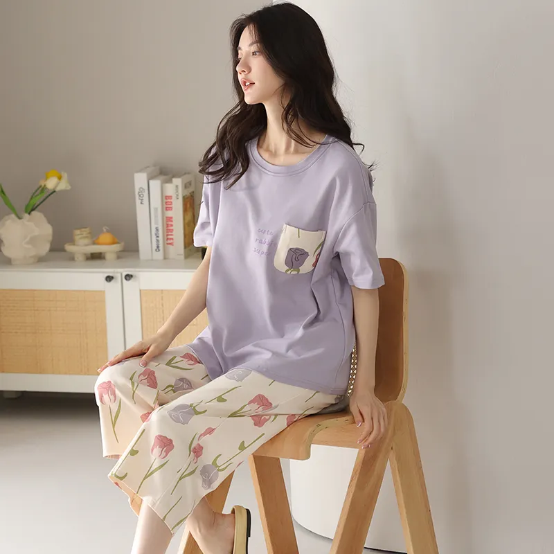 GOSO Pajama Set Women's Lavender-3