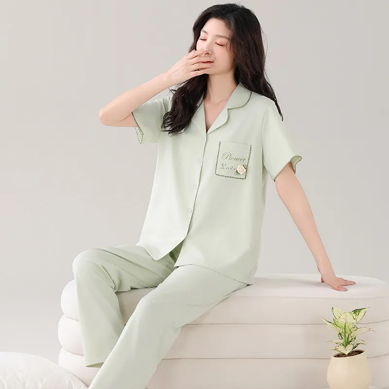 GOSO Pajama Set Women's Turquoise-3