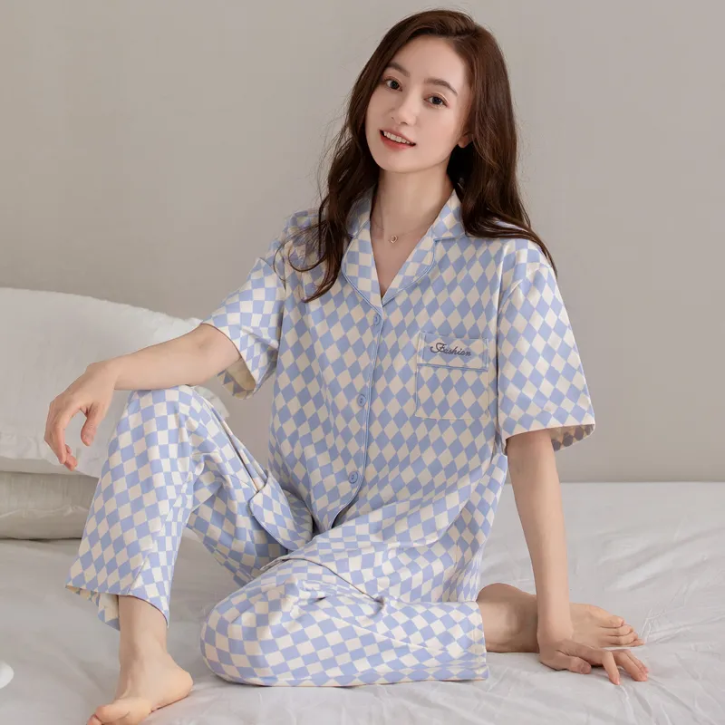 GOSO Pajama Set Women's Steel Blue-1