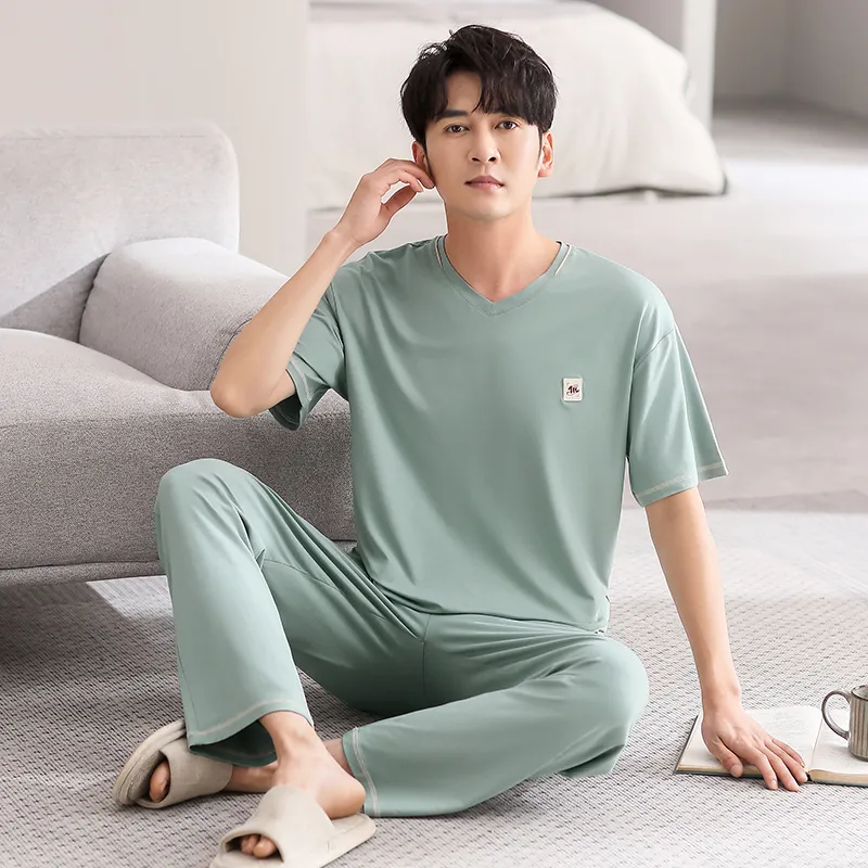 GOSO Pajama Set Men's Turquoise-5