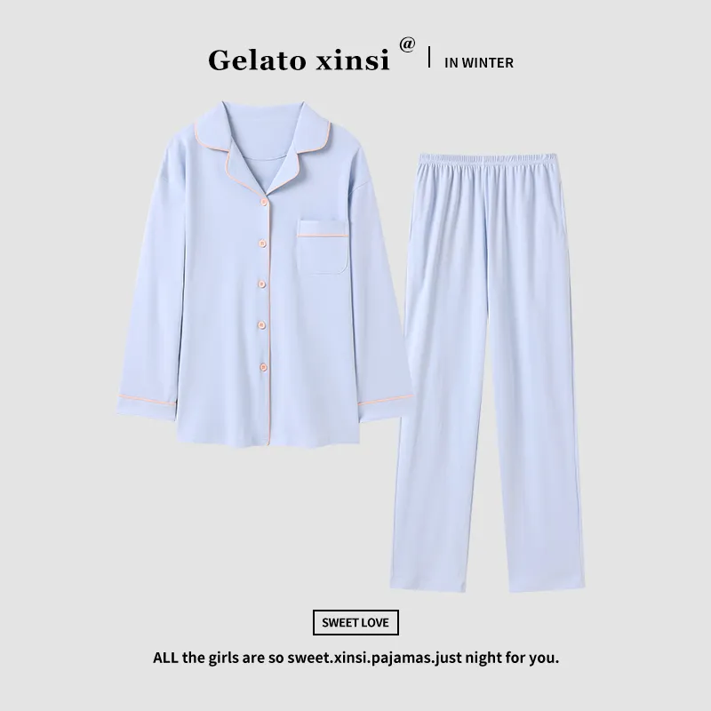 GOSO Pajama Set Women's Steel Blue-1