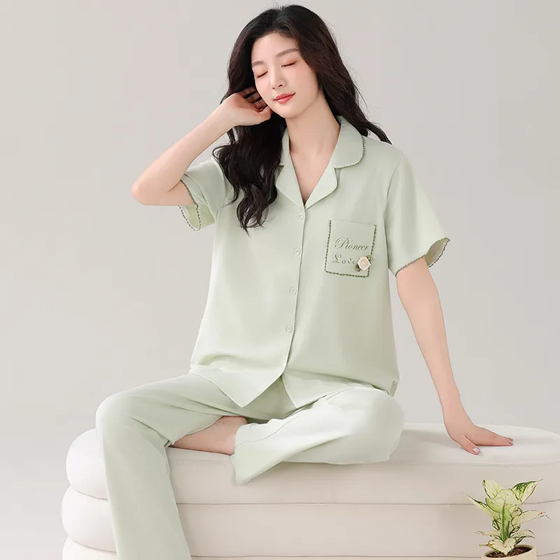 GOSO Pajama Set Women's Turquoise-2