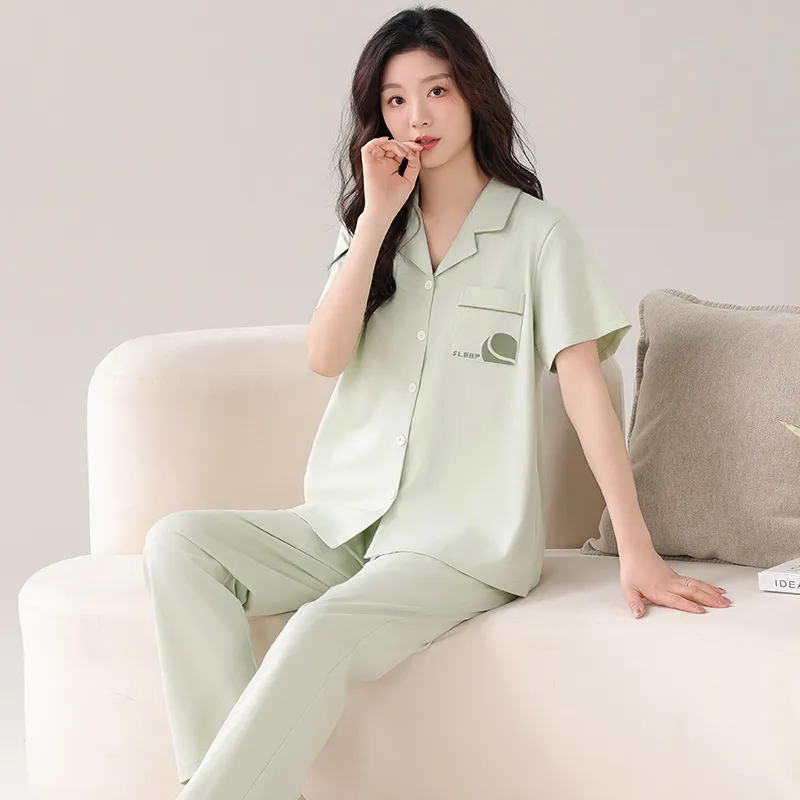 GOSO Pajama Set Women's Turquoise-2