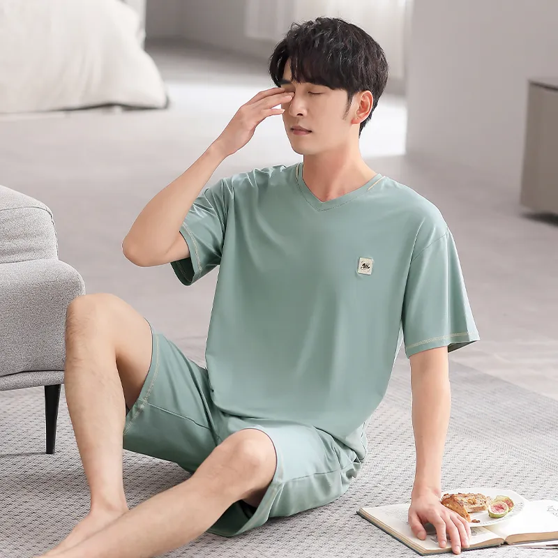 GOSO Pajama Set Men's Turquoise-7