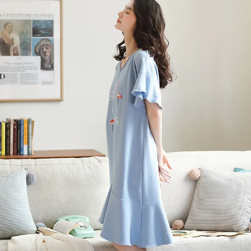 GOSO Nightgown Women's Sky Blue-2