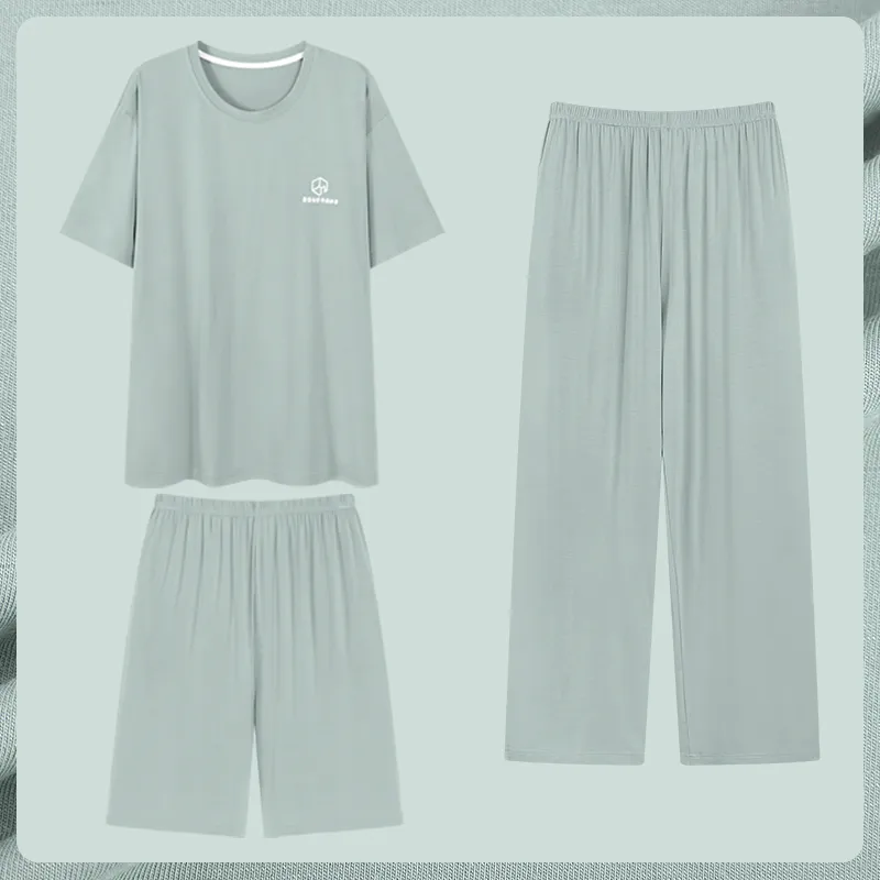 GOSO Pajama Set Men's Turquoise-1