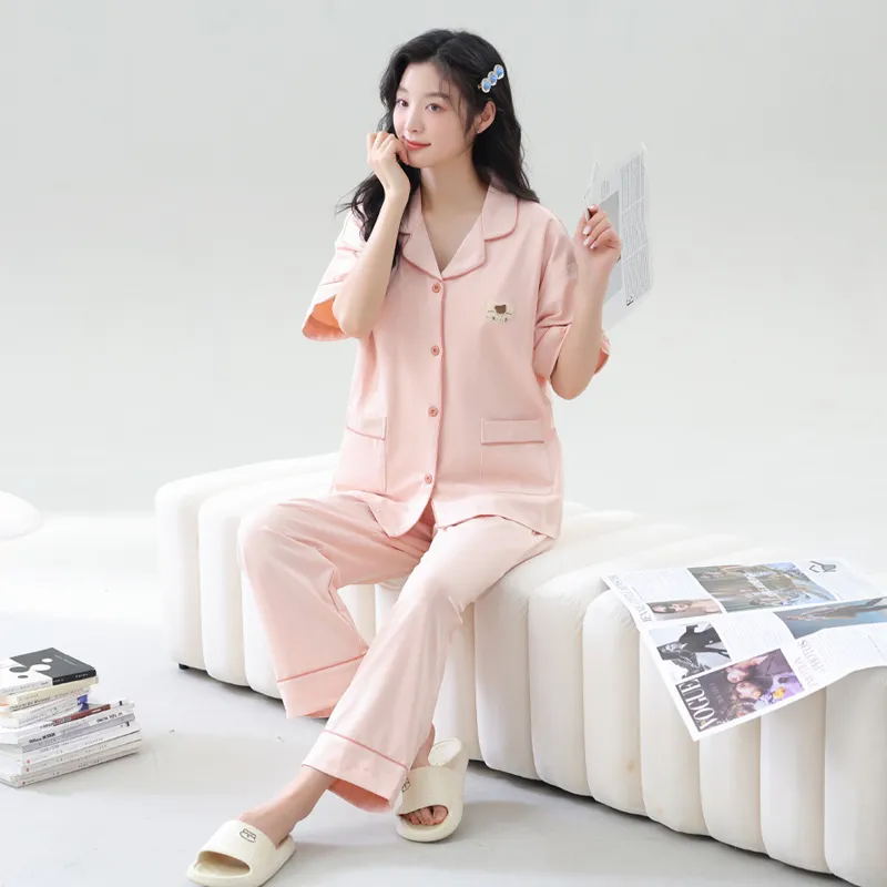 GOSO Pajama Set Women's Shrimp Red-3