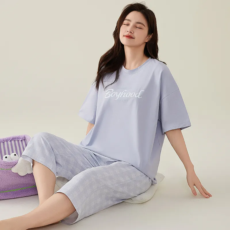 GOSO Pajama Set Women's Light Lavender-3