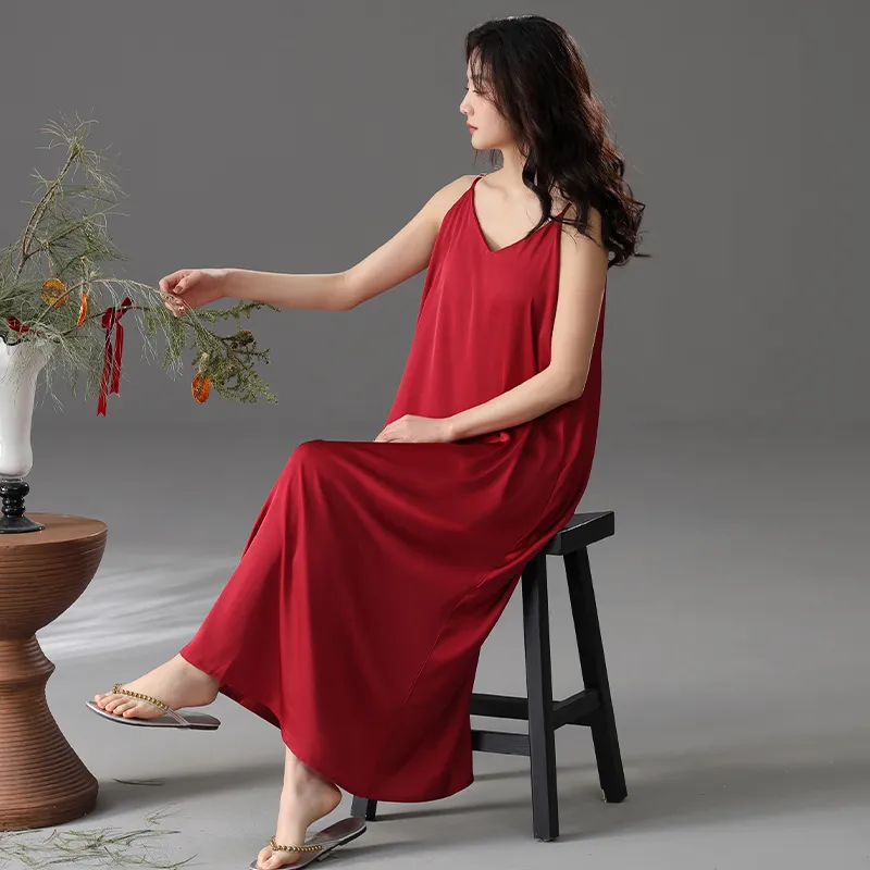GOSO Nightgown Women's Brick Red-1