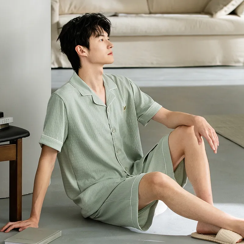 GOSO Pajama Set Men's Turquoise-6