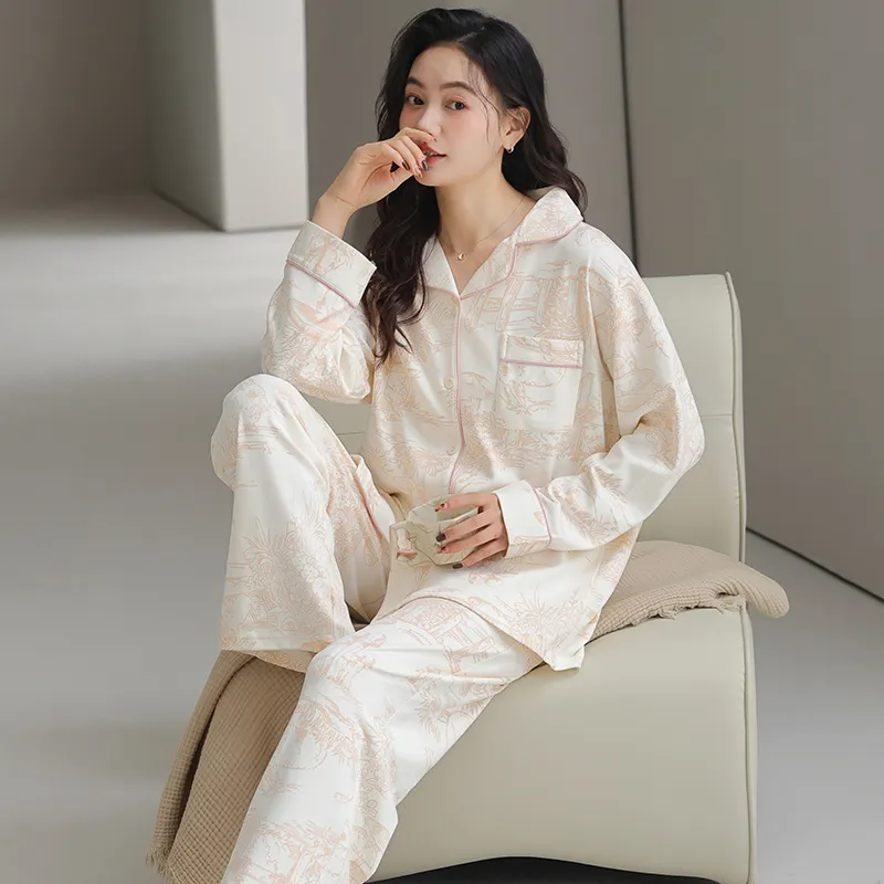 GOSO Pajama Set Women's Apricot-3