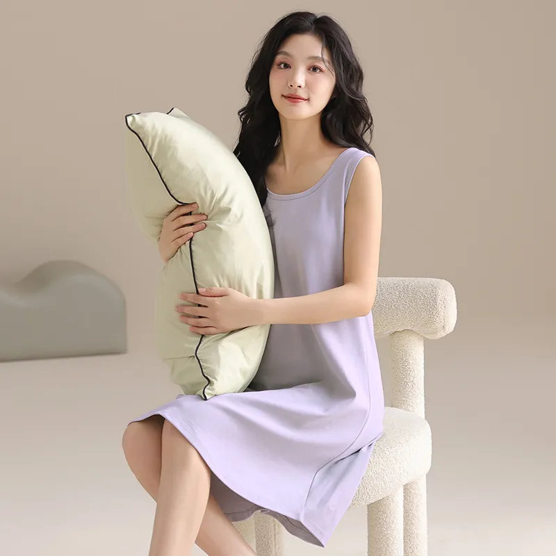 GOSO Nightgown Women's Light Purple-5
