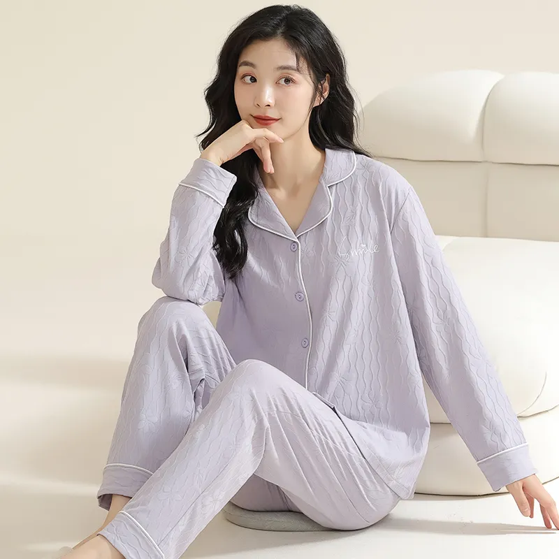 GOSO Pajama Set Women's Light Lavender-1