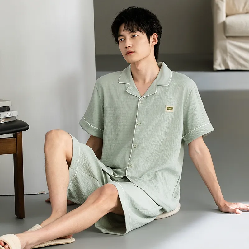 GOSO Pajama Set Men's Turquoise-4