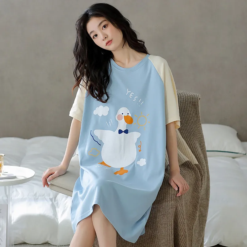 GOSO Nightgown Women's Sky Blue-3