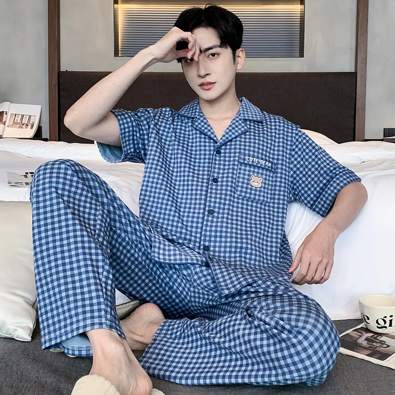 GOSO Pajama Set Men's Dodger Blue-4