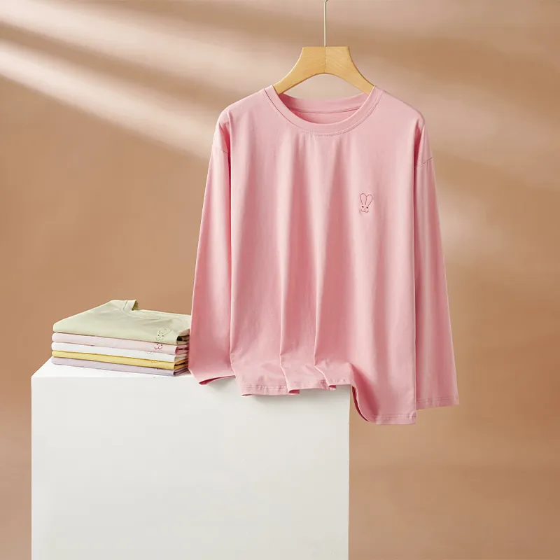 GOSO Pajama Tops Women's Brick Red-1