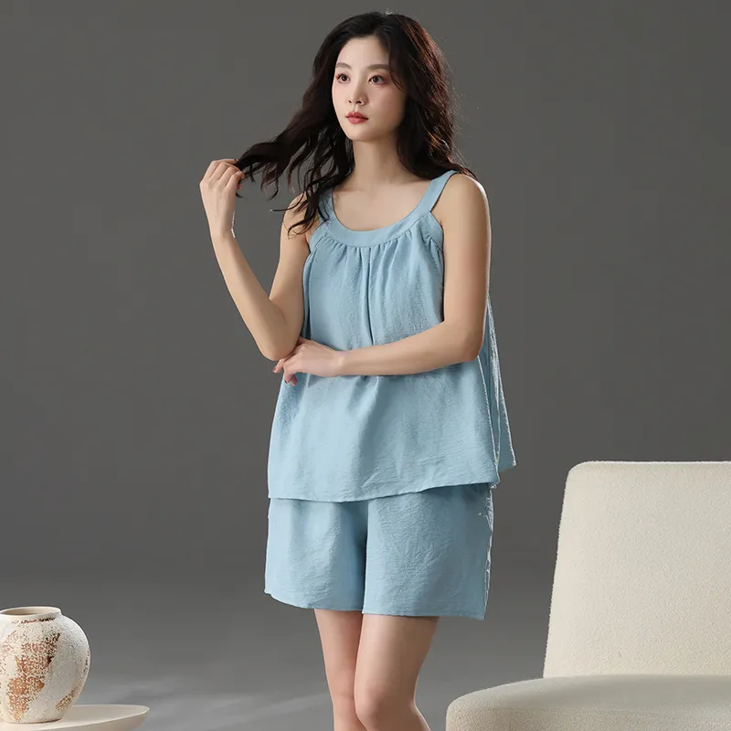 GOSO Pajama Set Women's Sky Blue-3