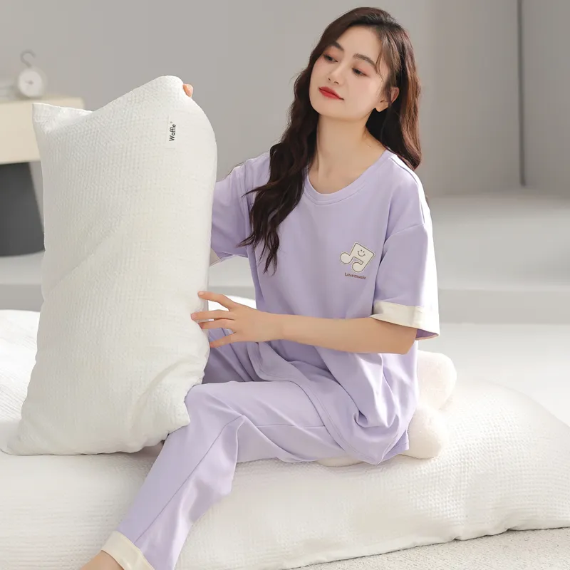 GOSO Pajama Set Women's Light Lavender-4