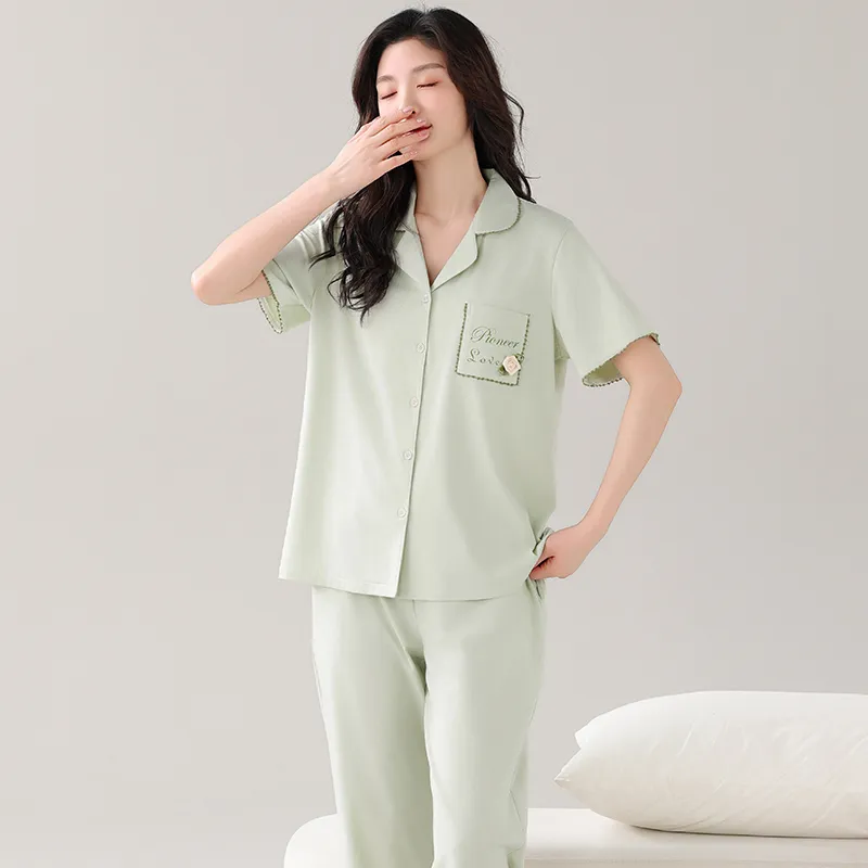 GOSO Pajama Set Women's Turquoise-7