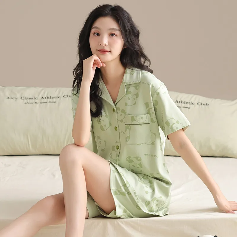 GOSO Pajama Set Women's Grass Green-6