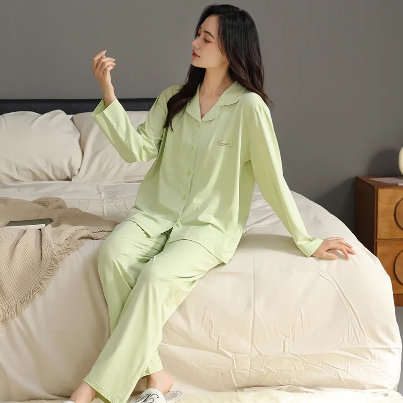 GOSO Pajama Set Women's Turquoise-4