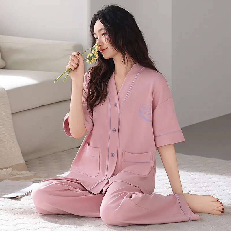 GOSO Pajama Set Women's Dusty Pink-4