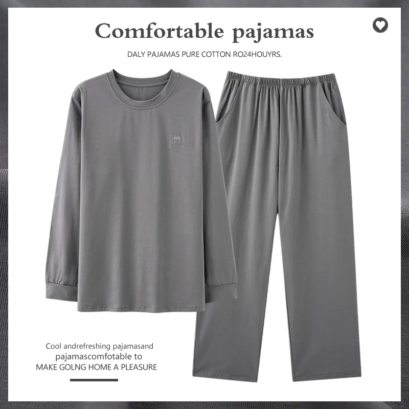 GOSO Pajama Set Men's Cool Smoke Gray-1