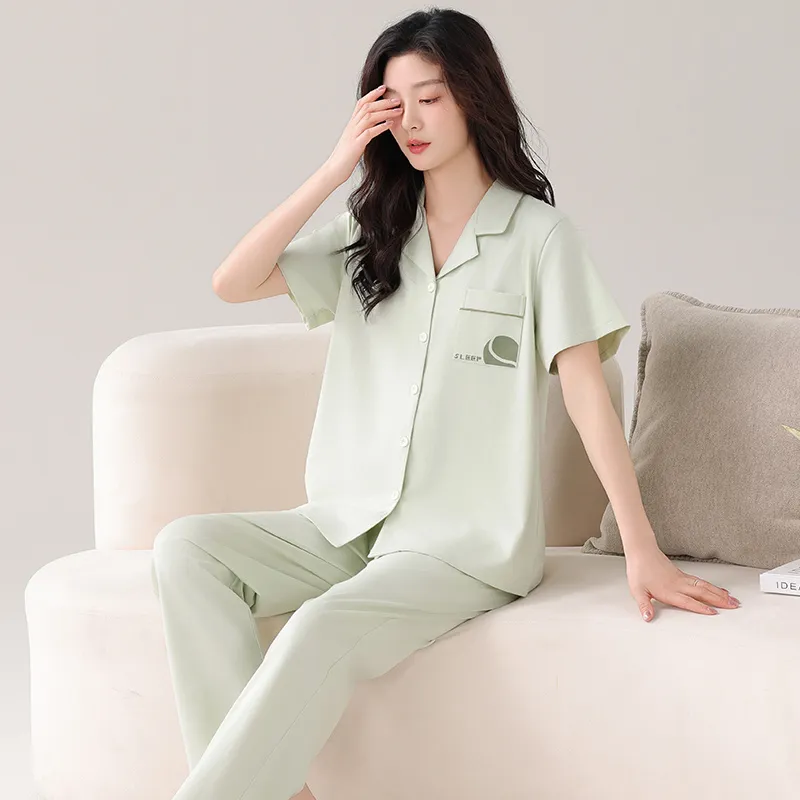 GOSO Pajama Set Women's Turquoise-1